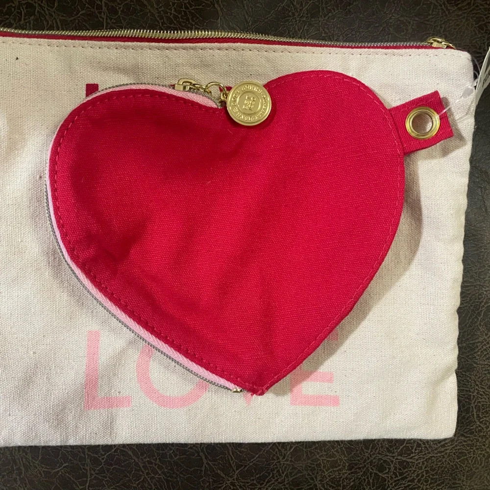 Bath and Body works cosmetic pouch double